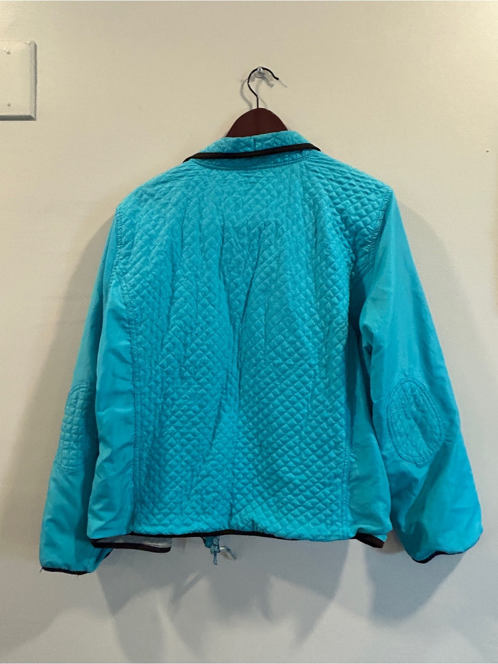 Oleg Cassini Sport Turquoise Quilted Zip Front Jacket XL - Picture 4 of 6